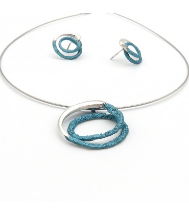 TURQUOISE BLUE OBA PENDANT (ORFEGA)