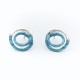 PENDIENTES OBA AZUL TURQUESA (ORFEGA)