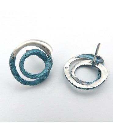 TURQUOISE BLUE OBA EARRINGS (ORFEGA)