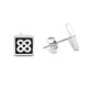 SQUARE MODERNIST FLOWER TILE EARRINGS (PANOT BARCELONA)