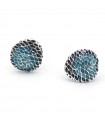 PENDIENTES REDE AZUL TURQUESA (ORFEGA)