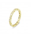 ZIRCONIA RECTANGLE CIRCLE RING