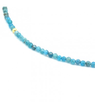 Necklace choker Neon Apatite (mineral)