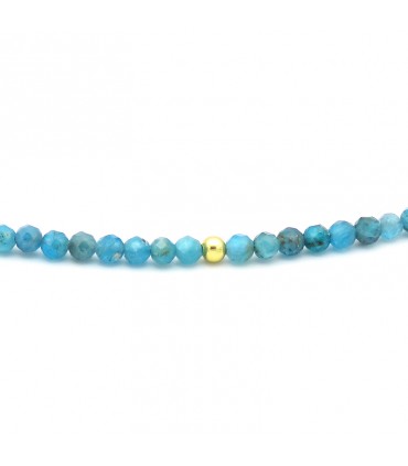 Necklace choker Neon Apatite (mineral)