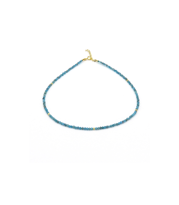 Necklace choker Neon Apatite (mineral)