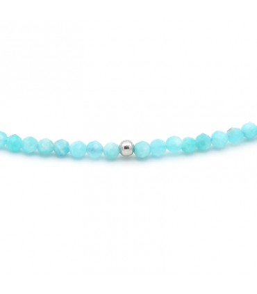 Collar choker Amazonita (mineral)
