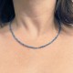 Necklace choker Neon Apatite (mineral)