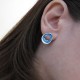 PENDIENTES OCASO AZUL (ORFEGA)