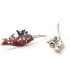 BURGUNDY FAIRY EARRINGS (ORFEGA)