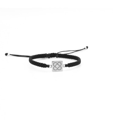 FLOWER OF BARCELONA SQUARE MACRAMÉ BRACELET (PANOT)