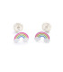 RAINBOW EARRINGS (SCREW)