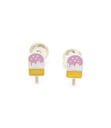 PENDIENTES HELADO (ROSCA)