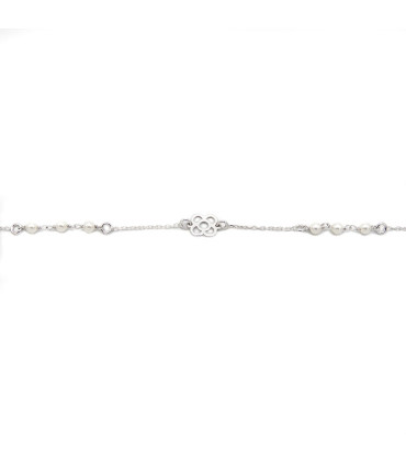 BARCELONA FLOWER AND PEARLS BRACELET (PANOT)