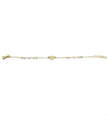 PULSERA FLOR DE BARCELONA Y PERLAS (PANOT)