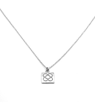 FLOWER OF BARCELONA OXIDISED TILE PENDANT (PANOT)
