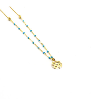 COLLAR AMB ESMALT RAJOLA DE BARCELONA (PANOT)