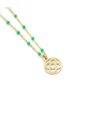 COLLAR AMB ESMALT RAJOLA DE BARCELONA (PANOT)