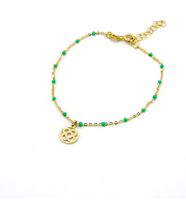 PULSERA CON ESMALTE FLOR DE BARCELONA (PANOT)