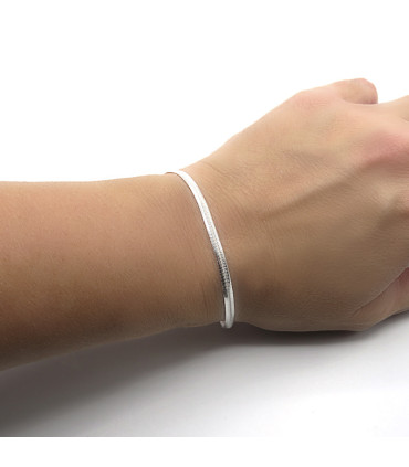 PULSERA SNAKE PLANA (SERPIENTE)