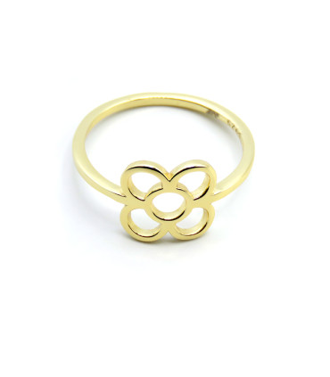 ANILLO CON FLOR DE BARCELONA (BALDOSA)