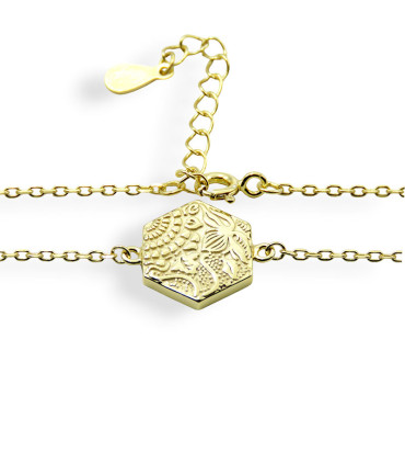 PULSERA BALDOSA HEXAGONAL DE GAUDÍ (PANOT GAUDÍ, BARCELONA )