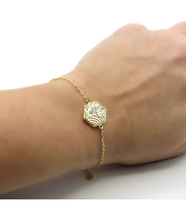 PULSERA BALDOSA HEXAGONAL DE GAUDÍ (PANOT GAUDÍ, BARCELONA )