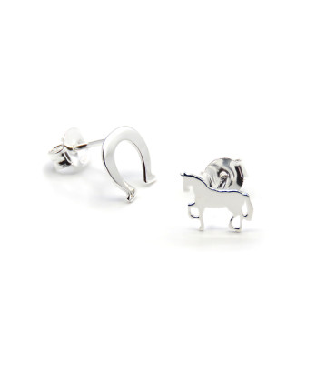 PENDIENTES CABALLO Y HERRADURA