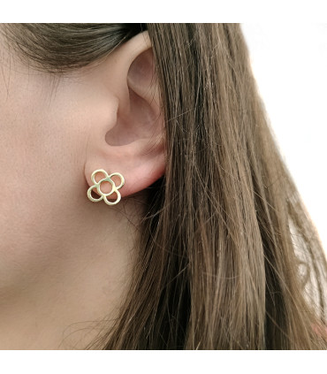 PENDIENTES FLOR MODERNISTA MÁS GRANDE (PANOT BARCELONA)
