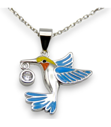 HUMMINGBIRD PENDANT NECKLACE