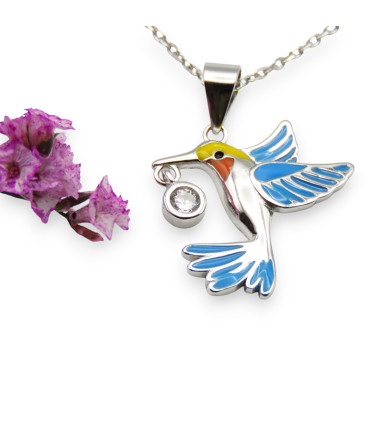 HUMMINGBIRD PENDANT NECKLACE