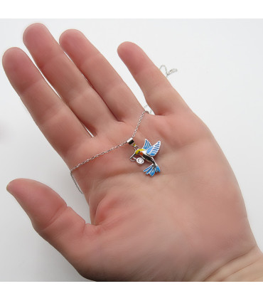 HUMMINGBIRD PENDANT NECKLACE