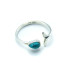 WHALE TAIL AND TURQUOISE RING