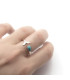 WHALE TAIL AND TURQUOISE RING