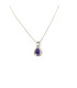 AMETHYST TEARDROP PENDANT (SEMIPRECIOUS STONE)