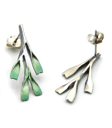 GREEN COPEY EARRINGS (ORFEGA)