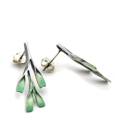 GREEN COPEY EARRINGS (ORFEGA)