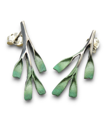 GREEN COPEY EARRINGS (ORFEGA)