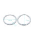 SMOOTH FINISH HOOP EARRING 2 mm THICKNESS