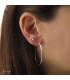 SMOOTH FINISH HOOP EARRING 2 mm THICKNESS