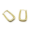 RECTANGULAR HOOP EARRING