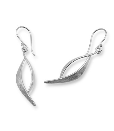 LONG EARRINGS WITH TWO TEXTURES