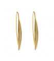 ‘LEAVES’ EARRINGS, MATT GOLD-PLATED