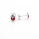 LADYBIRD EARRINGS (SCREW)