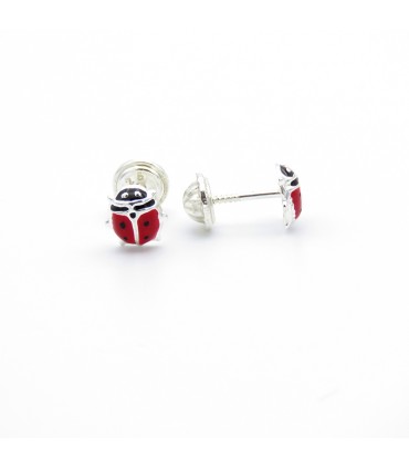LADYBIRD EARRINGS (SCREW)