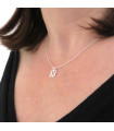 925 SILVER BARCELONA FLOWER TILE PENDANT (PANOT) 10 mm