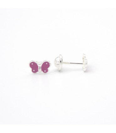 PENDIENTES MARIPOSA (ROSCA)