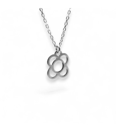 COLGANTE  BALDOSA FLOR DE BARCELONA PLATA 925 (PANOT) 10 mm