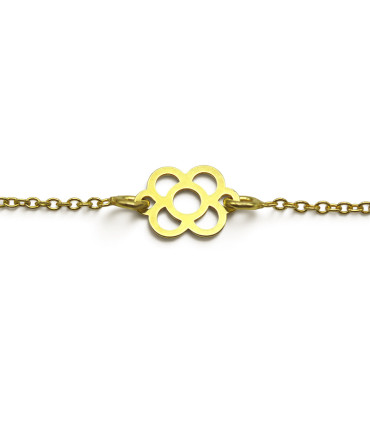 PULSERA FLOR DE BARCELONA 8mm (PANOT) cadena forzada