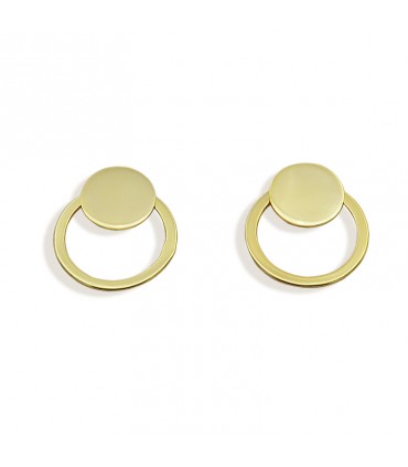 PENDIENTES DOBLE CÍRCULO