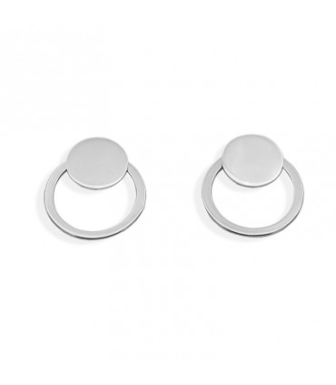 PENDIENTES DOBLE CÍRCULO